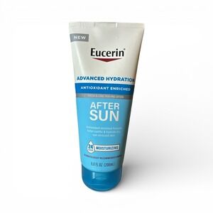 Eucerin After Sun Lotion Unisex 6.8oz Advanced Hydration Antioxidant New